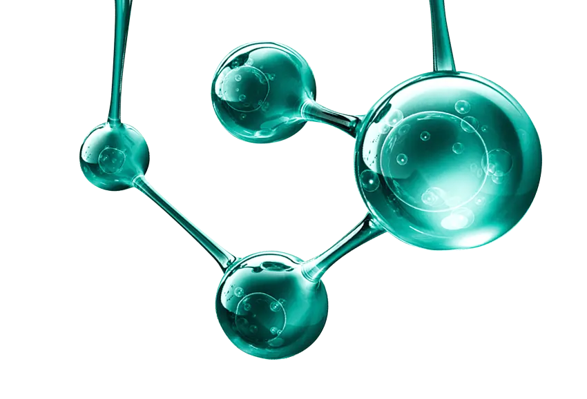 Peptide and steroid molecular analysis background graphic