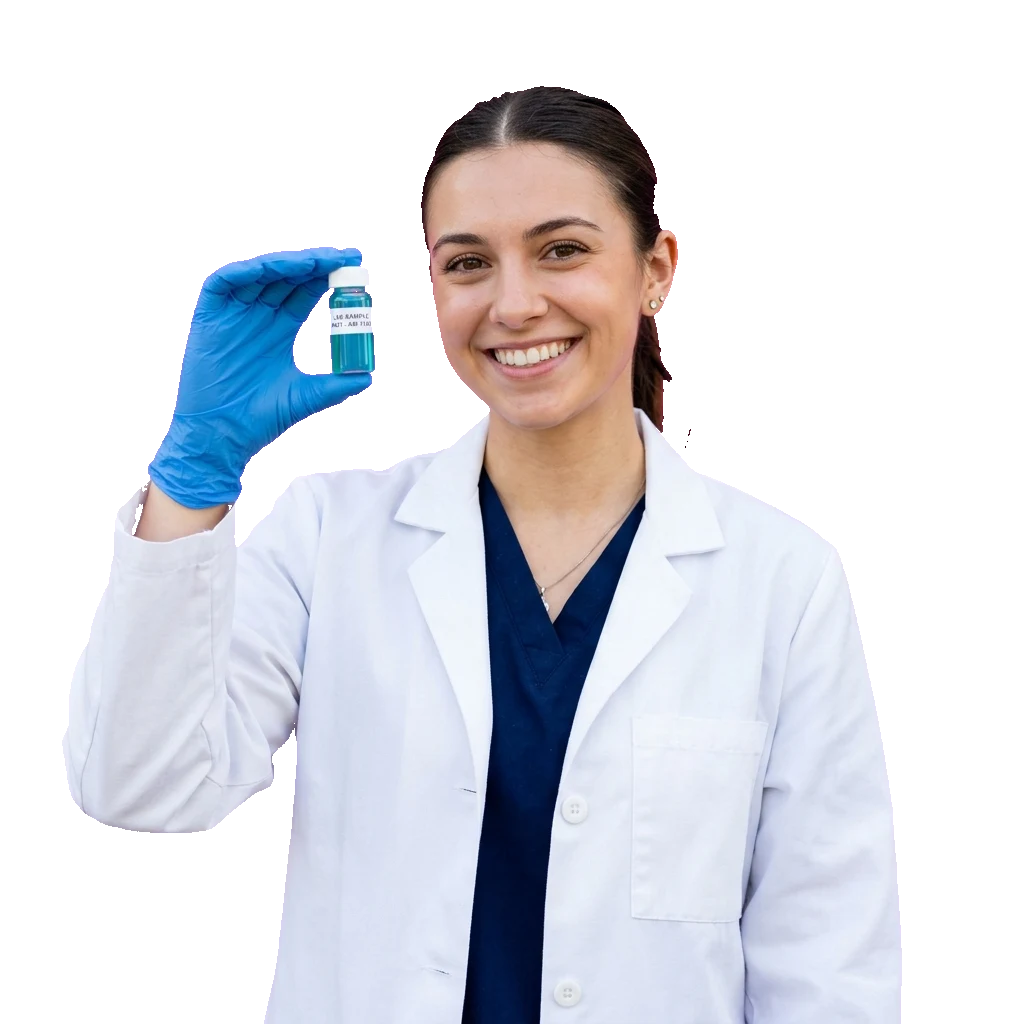 Senior Chemist Conducting Analysis at Coaquantumlabs